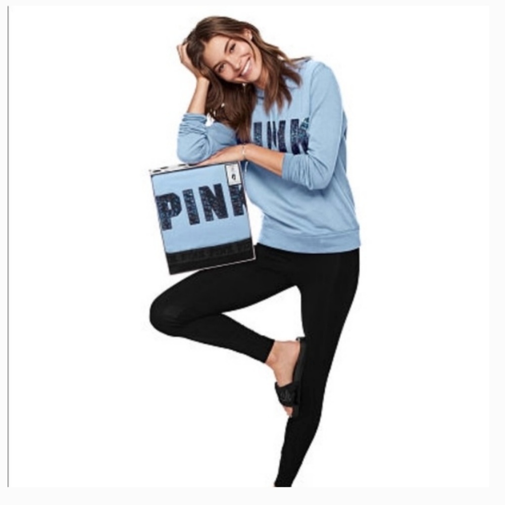 PINK perfect pullover & yoga leggings set Rare